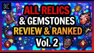 All Relics and Gemstones Review & Ranked - Part 2 | RAID: Shadow Legends