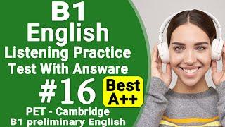 Listening B1 Cambridge Practice Test with Answers 2021, PET listening ingles b1 level listening 2020