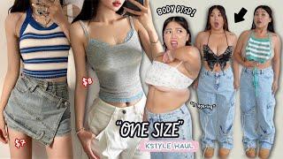 *ONE SIZE FITS ALL* K-Style Clothes on a Midsize Body! (less than $10)