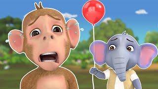 Bandar Mama Ro Raha Tha + Ek Mota Hathi | Hindi Nursery Rhymes - Zappy Toons