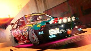 GTA: Online. • Customise the Karin Futo GTX. • Drift build. • At The LSCM Building. • ‍🪛