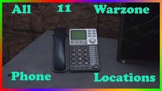 All 11 Locations Of Warzone Phone Locations Found (Cod MW Easter EGG)