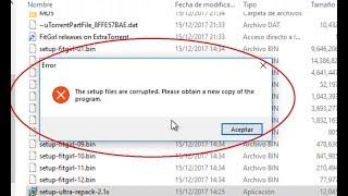 GTA V ERROR: The setup files are corrupted