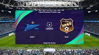 PES 2021 | Zenit vs Ural - Club Friendly | 27/01/2021 | 1080p 60FPS