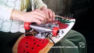 MÄSÄ Instruments - Brutal Truth - Electrified Kantele on Skateboard