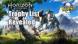 Horizon: Zero Dawn | Trophies Revealed and Reviewed