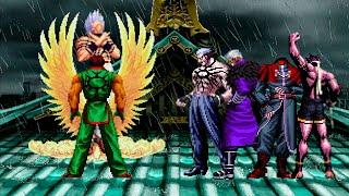 [KOF Mugen] Xavier Kim vs KOF Bosses Team