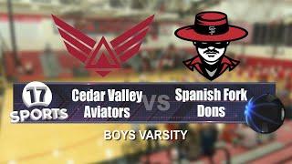 Cedar Valley v Spanish Fork Boys Basketball - February13, 2024