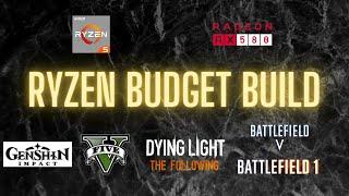 Ryzen Budget Build | Ryzen 5 2600 + RX 580 4GB | 5 Game Benchmarks