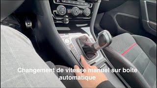 Quand et comment changer les vitesses manuellement sur une voiture à boîte automatique