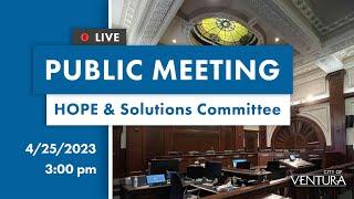 4.25.23: HOPE & Solutions Committee