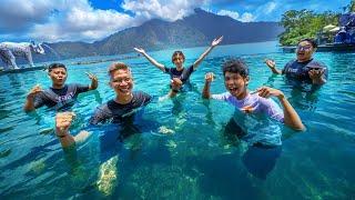 BERENDAM DI KOLAM AIR PANAS DI ATAS GUNUNG!!