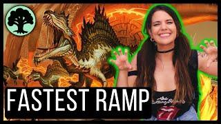 MONO GREEN RAMPS SO FAST | Standard OTJ | MTG Arena Gameplay