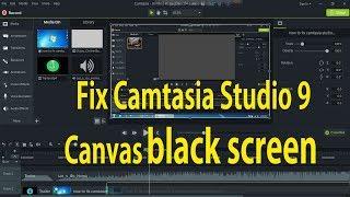 How to fix Camtasia studio 9 black screen | Tutorial for Beginners Camtasia Studio 9