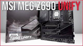 MSI MEG Z690 Unify Preview - Intel Alder Lake-S Mainboard