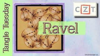 Ravel || Easy Zentangle ® Pattern for Beginners