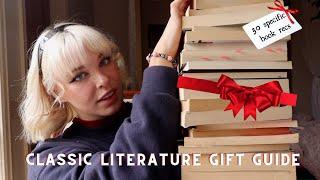 Classic literature gift guide / 30 book recommendations for everybody