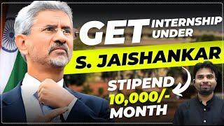 Get Paid Internship Under (Ministry of External Affairs) | Stipend 10K/ | Full From Filling Process