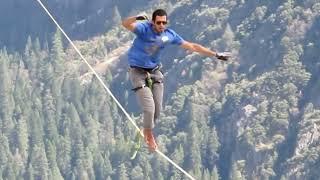 Tightrope walker falls - 2013 Yosemite Falls Incident
