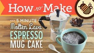 Chocolate Espresso Molten Lava Mug Cake Recipe