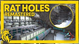 TOP 3 Rat Holes W/ Full Base Designs REMASTERED | Crystal Isles | ARK: Survival Evolved