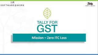 Achieving Zero ITC Input Tax Credit loss with Tally ERP 9