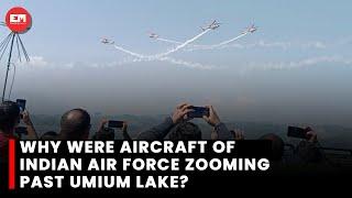 Indian Air Force aircraft zoom past Umium Lake in Shillong. Here’s why