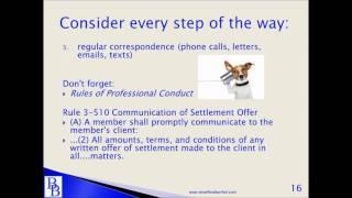 Bradford & Barthel - Negotiating the Very Best Workers' Compensation Settlement (Part I)