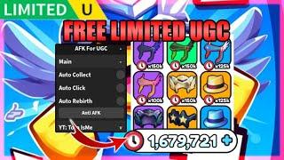 [Free Limited UGC] AFK For UGC Script Hack • Auto Farm Points • Auto Click [Roblox]