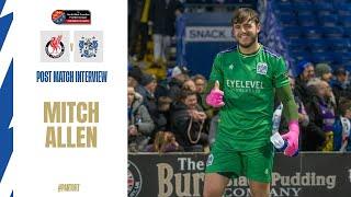 Mitch Allen - South Liverpool (a) | Post Match Interview | Bury FC