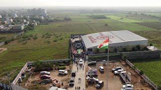 Aerial View of JanaSena Party Office Mangalagiri | Pawan Kalyan | DistodayNews