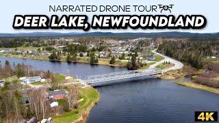 Soar Over Deer Lake, Newfoundland in 4K! ️ Stunning Aerial Views of Newfoundland 