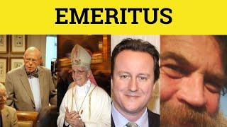  Emeritus - Emeritus Meaning - Emeritus Examples - Latin in  English