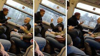 Argument Erupts On Packed Train