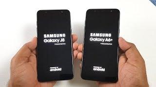 Samsung Galaxy J8 vs Samsung Galaxy A6+ Speed Test | Ram Management !