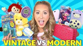 VINTAGE 🪁 VS MODERN DAY 🪀TOY UNBOXING 