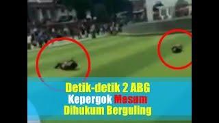 Video Detik-detik 2 ABG Kepergok Mesum dan Dihukum Berguling