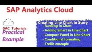 14. Creating Line Chart in Story of SAC ( SAP Analytics Cloud)