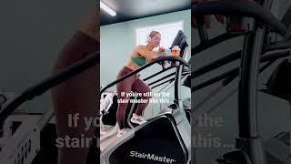 Stop making this mistake!! #stairmaster #workouttips #cardio