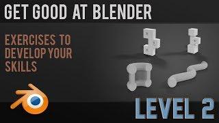 Improve your Blender skills | beginner exercises | Level 2