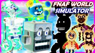 FNAF World Simulator | DECODING The Language Of The Glitch Characters! [Part 6]