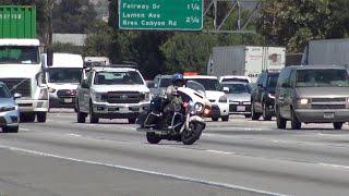 CHP Motor Unit Conducting a Traffic Break