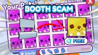 BOOTH SCAM SCRIPT FREE | PET SIM X | PSX | BEST ONE | FIRST EVER WORKING | PASTE BIN