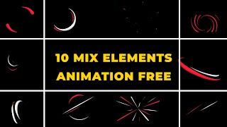 Elements | Shapes Strokes/Lines pop up Animations - Green Screen/Chroma Key Effects - 3