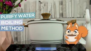 How To Purify Water At Home | Purifying Water With Boiling Method | Remove Bacteria From Tap Water