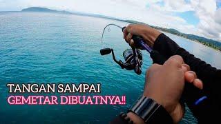 Nyaris gak percaya!!sadisnya perlawanan ikan mancing di jembatan merah jayapura