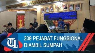 Sebanyak 209 Pejabat Fungsional Diambil Sumpah | Tribun Lampung News Video