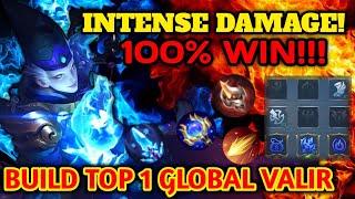 VALIR BEST BUILD AND EMBLEM 2022| BUILD TOP 1 GLOBAL VALIR |