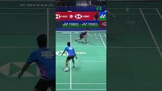 The best rally! (46 shots) Loh Kean Yew vs Anthony Sinisuka Ginting | French Open 2024 R16 #shorts