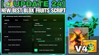 [UPDATE 24] Blox Fruits Script GUI | AUTO FARM LEVEL DRAGON RACE *PASTEBIN*